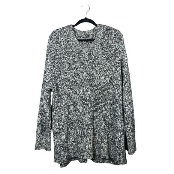 Aerie Chunky Thick Cable Knit Long Sleeve Pull Over Oversized Sweater Size M - Picture 1 of 5